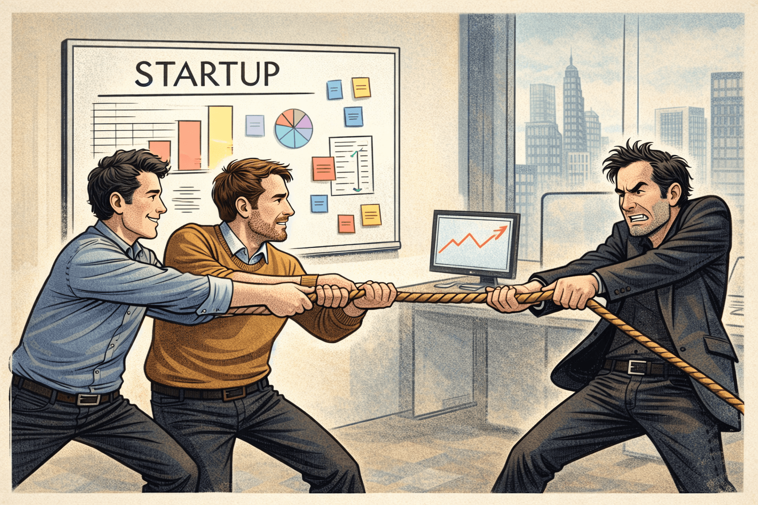 ¿Un co-founder que tira para el otro lado? Lo sacamos